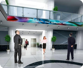 Colors in Motion Corporate Atrium